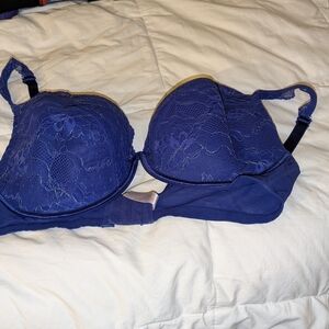 Lane Bryant Cacique Lace Bra in Purplish Blue Size 42DD